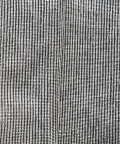 Kinnasand Cord curtain fabric, light grey and black