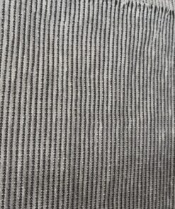 Kinnasand Cord curtain fabric, light grey and black