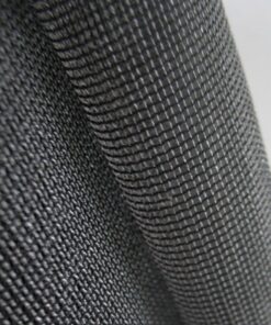 Kvadrat Zulu 2 174 net fabric black silver-grey anthracite grey