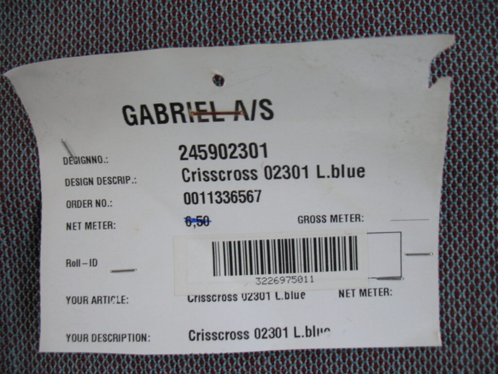 Gabriel Crisscross 2301 Light Blue azure blue light blue burgundy red