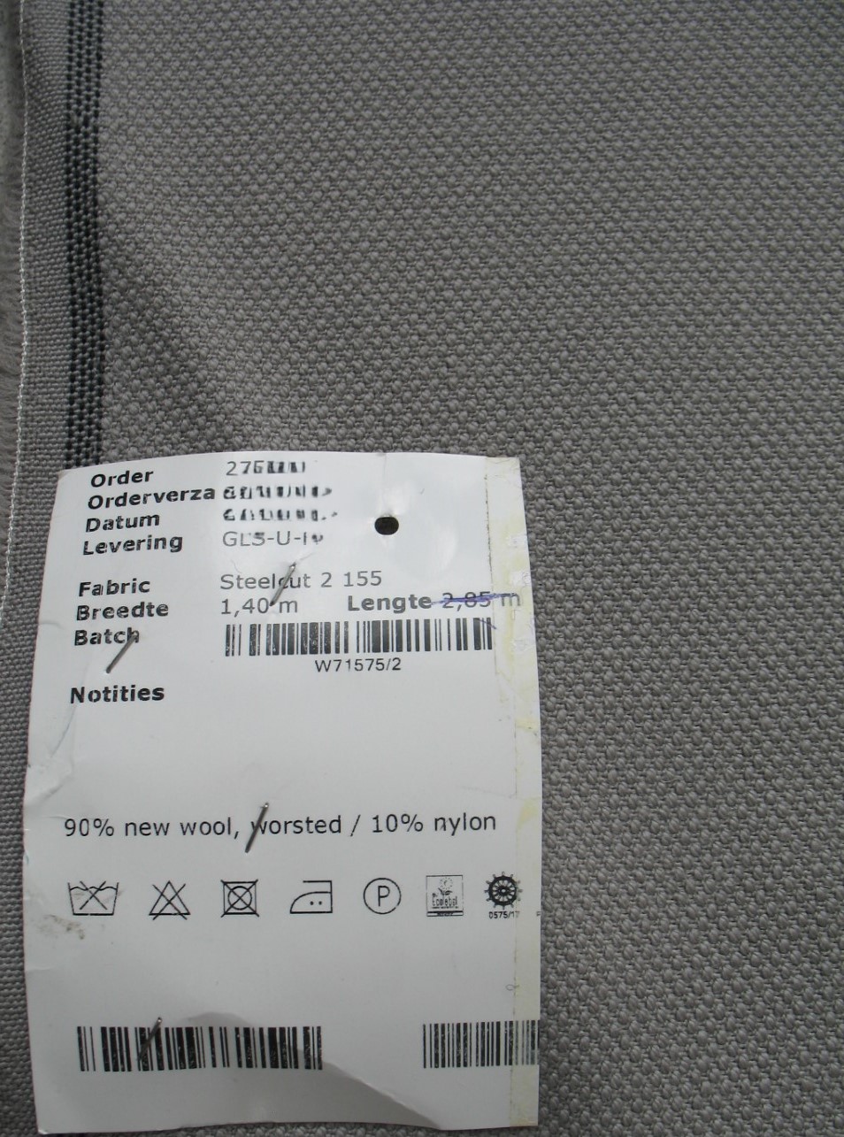 Kvadrat Steelcut 2 155 grey