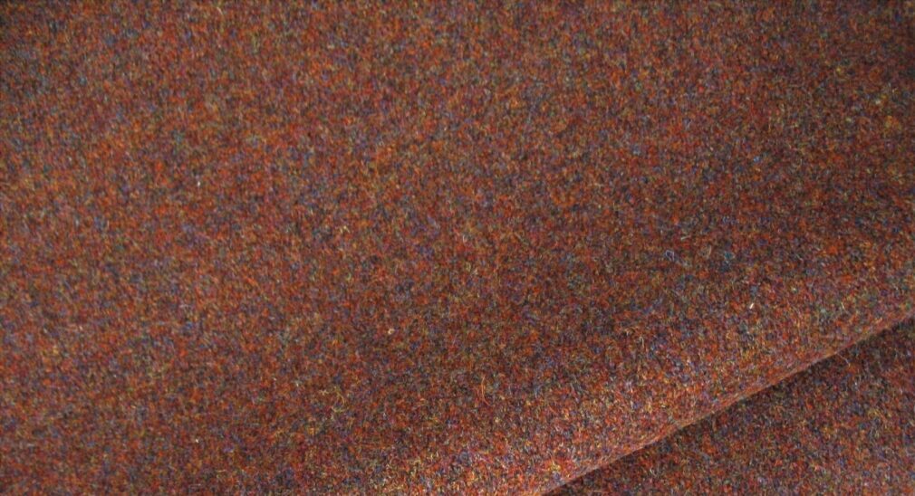 Kvadrat Flora 2 577 rust-brown orange green blue ochre-yellow