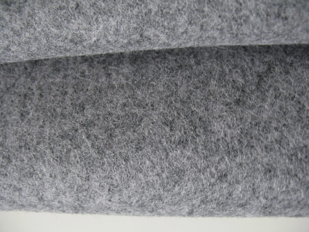 Camira Blazer blue-grey wool felt