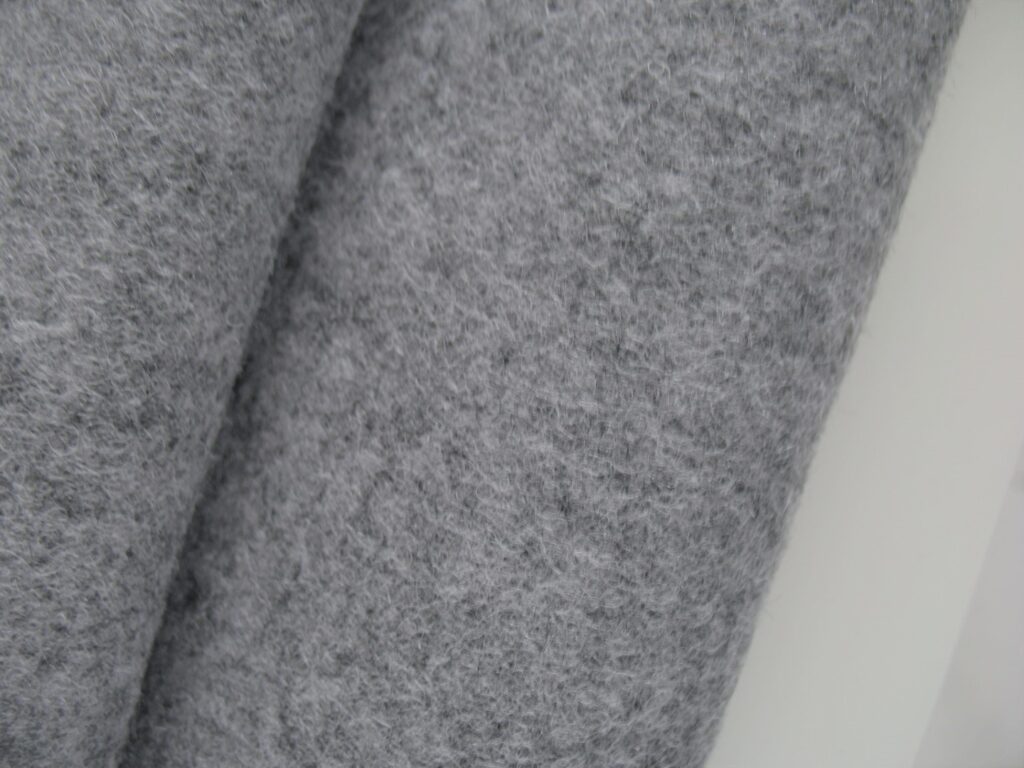 Camira Blazer blue-grey wool felt