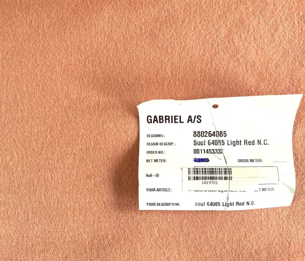 Gabriel Soul 64085 Light Red pink wool felt