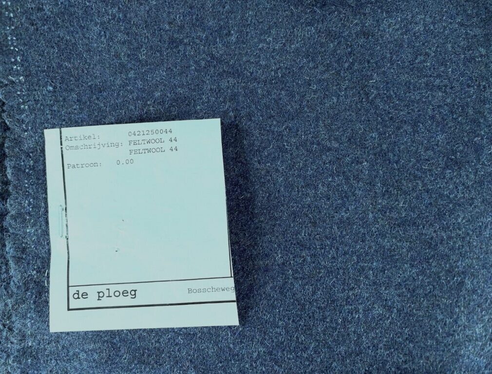 De Ploeg Feltwool 44 blue melange