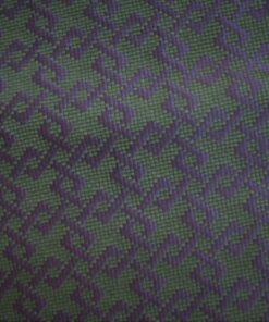 Dedar Milano Jim 3 purple and green pattern
