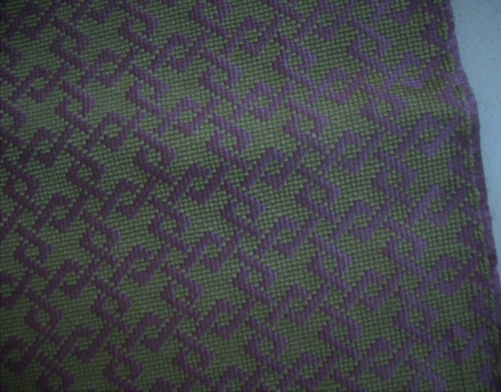 Dedar Milano Jim 3 purple and green pattern
