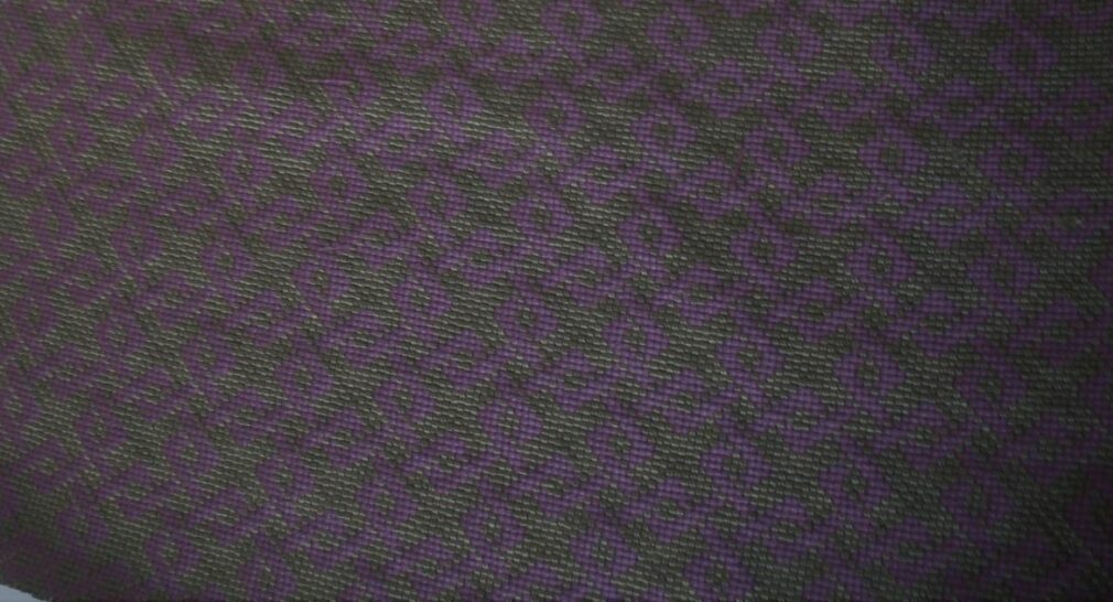 Dedar Milano Jim 3 purple and green pattern