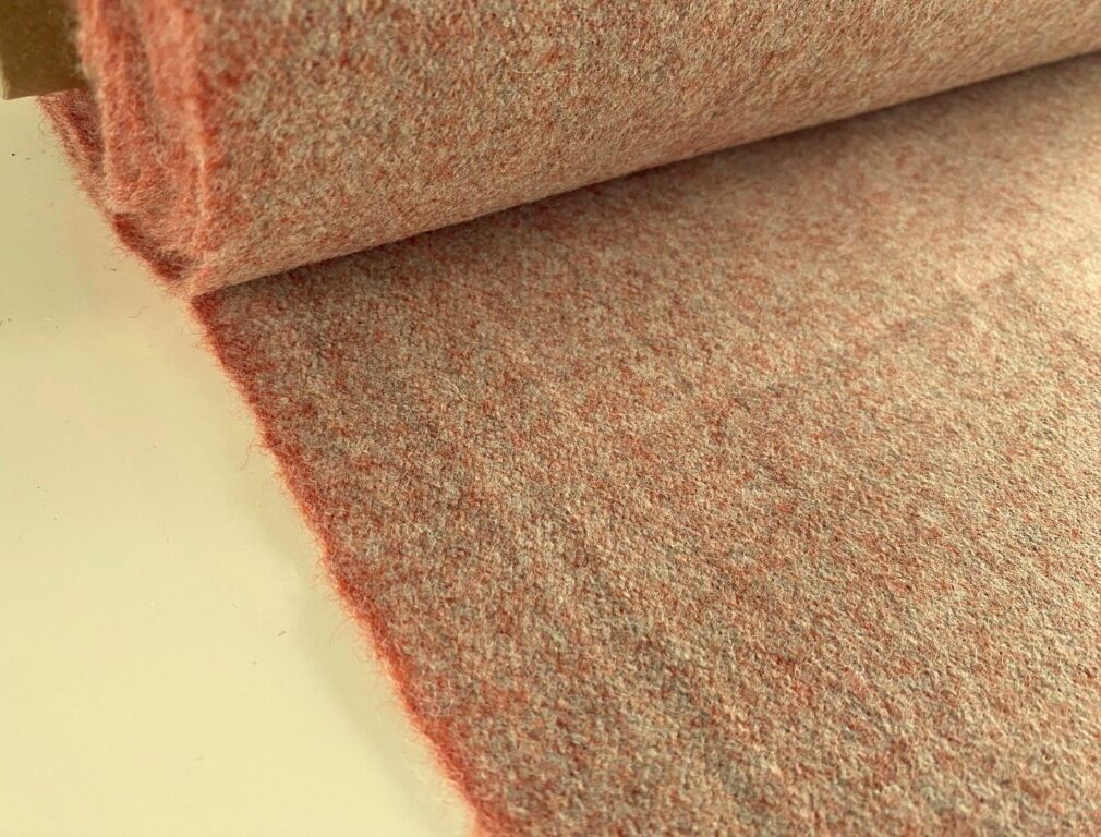 Camira Synergy LDS74 Affinity soft pink and grey melange