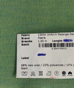Kvadrat Febrik Uniform Melange 963 Oasis turquoise yellow green