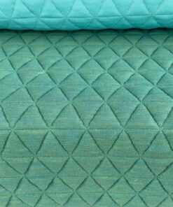 Kvadrat Febrik Triangle 0932 Oasis turquoise yellow