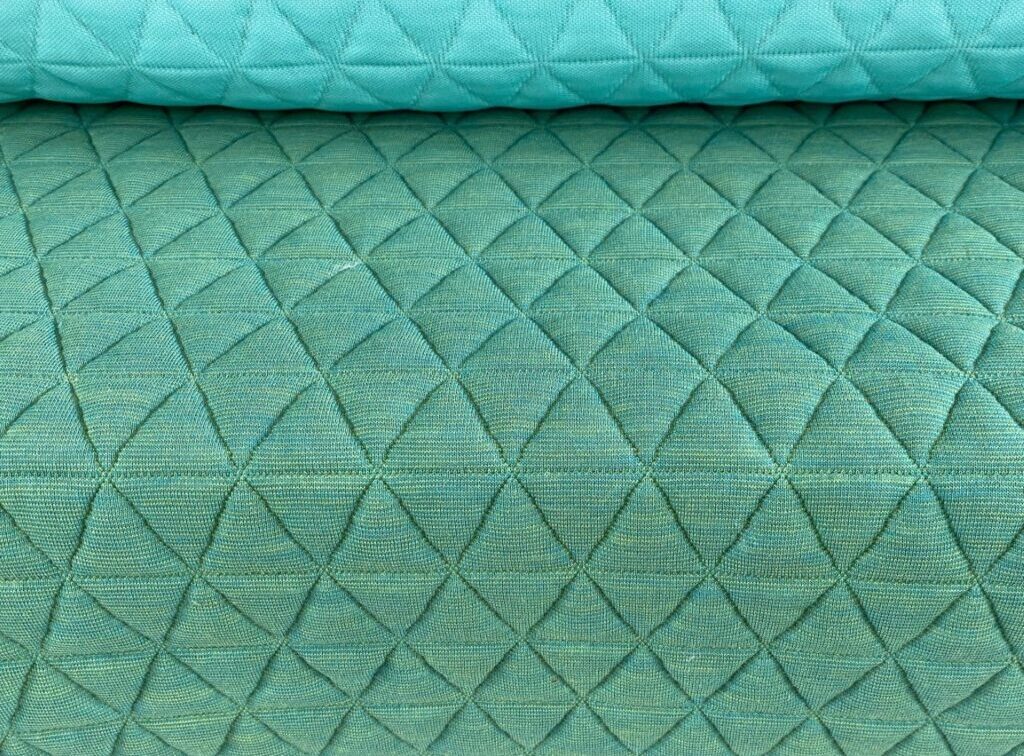 Kvadrat Febrik Triangle 0932 Oasis turquoise yellow