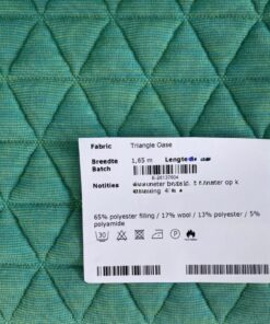 Kvadrat Febrik Triangle 0932 Oasis turquoise yellow