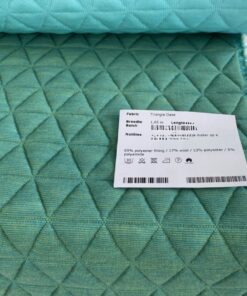 Kvadrat Febrik Triangle 0932 Oasis turquoise yellow