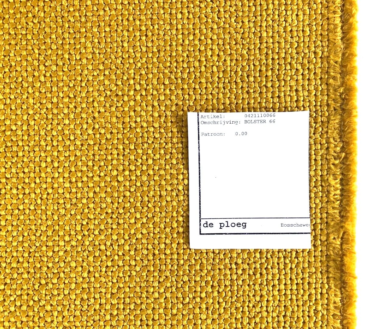 De Ploeg Bolster 66 ochre yellow