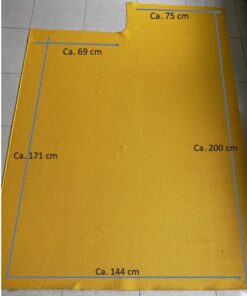 De Ploeg Bolster 66 ochre-yellow coupon A1