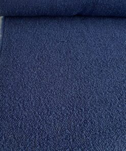 Lilac and blue bouclé upholstery fabric