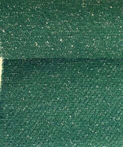 Green and white upholstery fabric