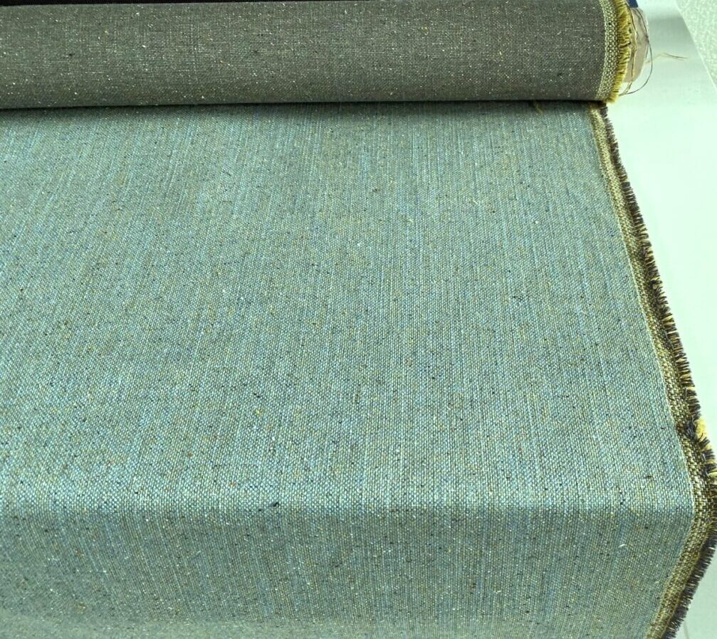 Textaafoam Design light blue ochre yellow grey