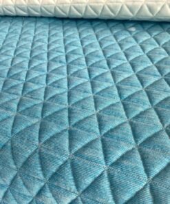 Kvadrat Febrik Triangle light blue cream white