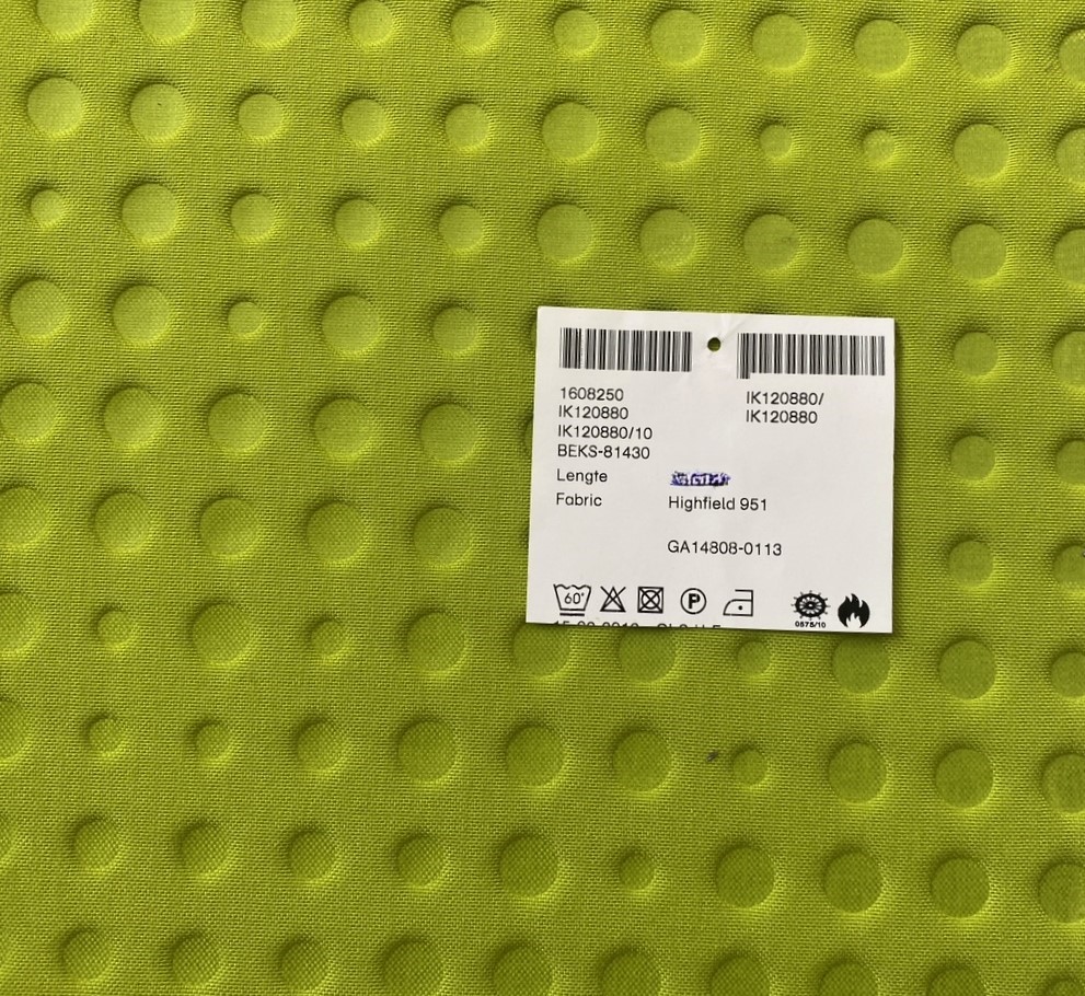 Kvadrat Highfield 951 lime green