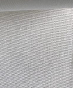 Linen texture upholstery fabric white