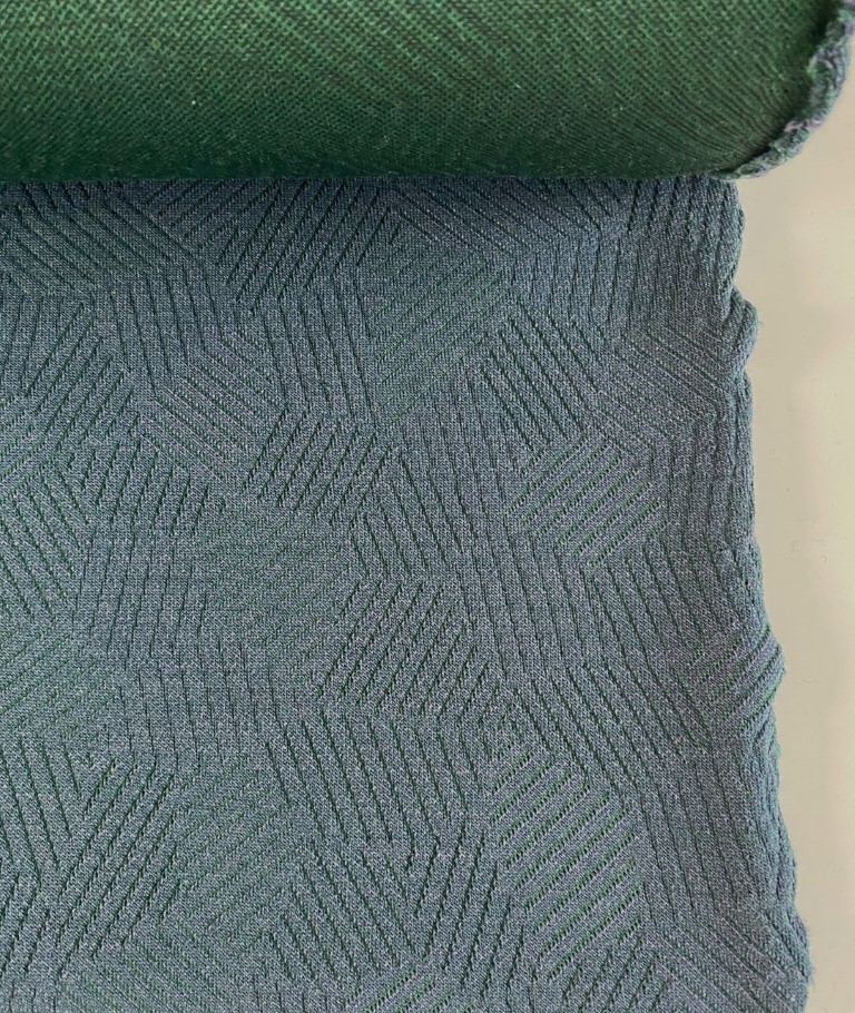 Kvadrat Febrik Razzle Dazzle blue green