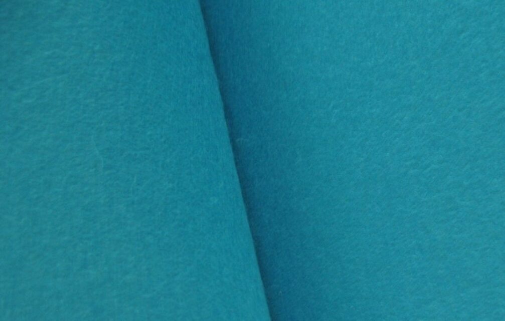 Kvadrat Divina 3 826 turquoise blue wool felt