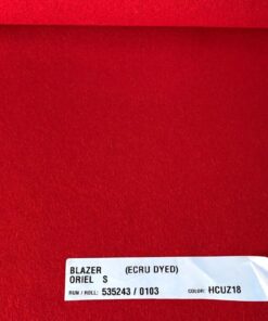 Camira Blazer CUZ18 Oriel red