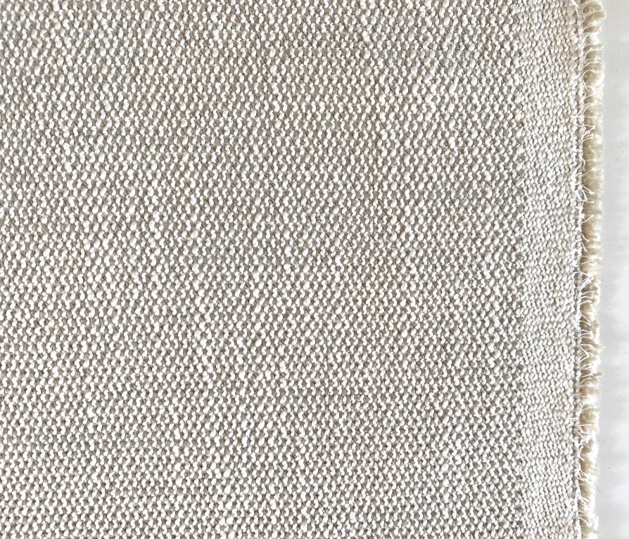 Upholstery fabric coarse weave cream beige
