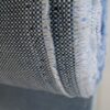 Blue white black upholstery fabric