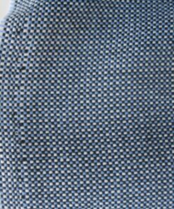 Blue white black upholstery fabric