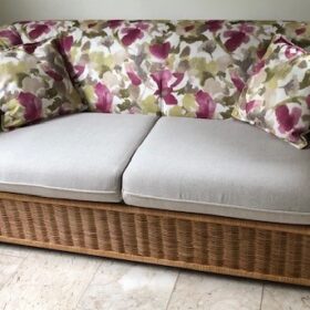 Upholstery fabric floral sofa