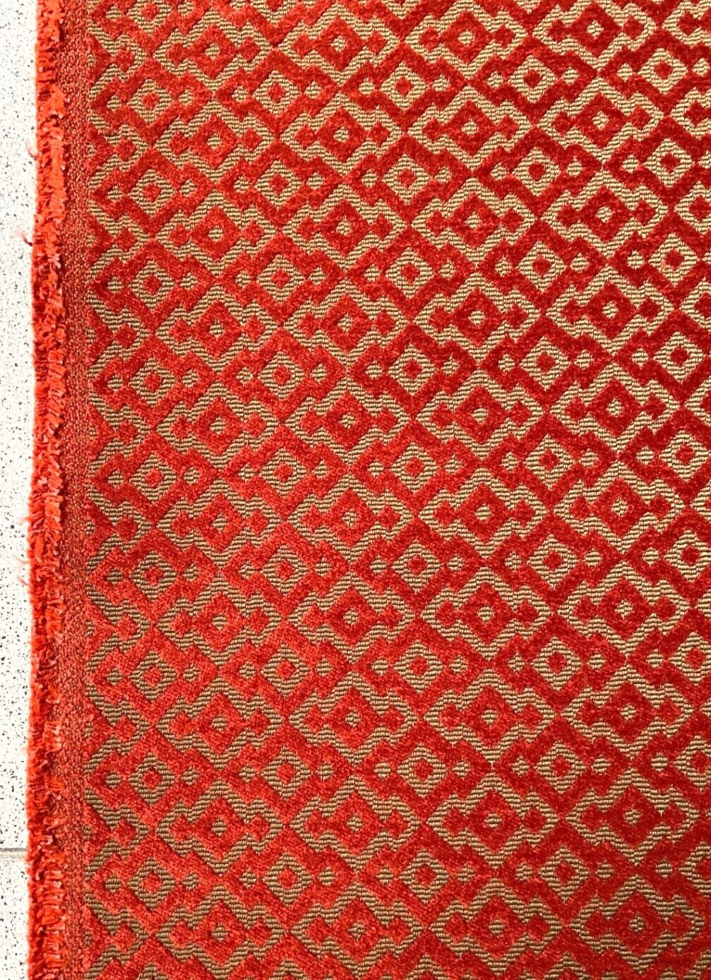 Switch Camaro orange, camel and gold geometric pattern
