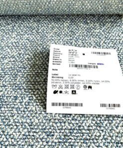 Kvadrat Sahco Moss 010 blue, cream, grey bouclé