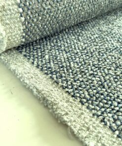 Kvadrat Sahco Moss 010 blue, cream, grey bouclé