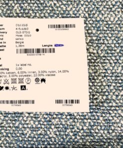 Kvadrat Sahco Moss 010 blue, cream, grey bouclé