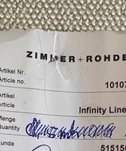 Zimmer + Rohde Infinity Linen Look cream white