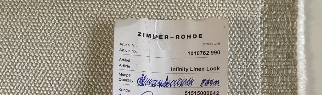 Zimmer + Rohde Infinity Linen Look cream white