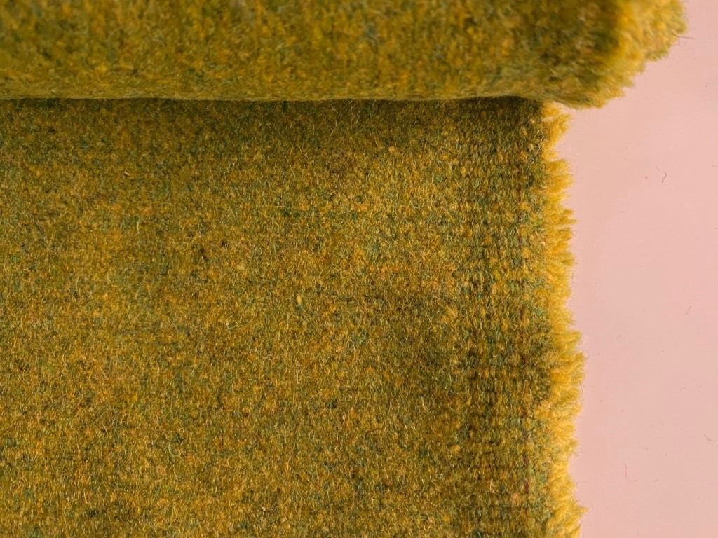 De Ploeg Feltwool 56 green-yellow mottled