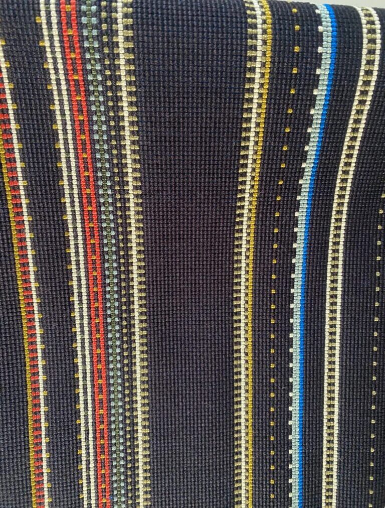 Maharam Point 002 Black and Coral Paul Smith