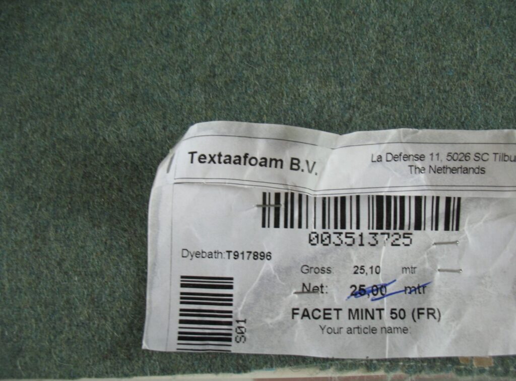 Textaafoam Facet 50 Mint green