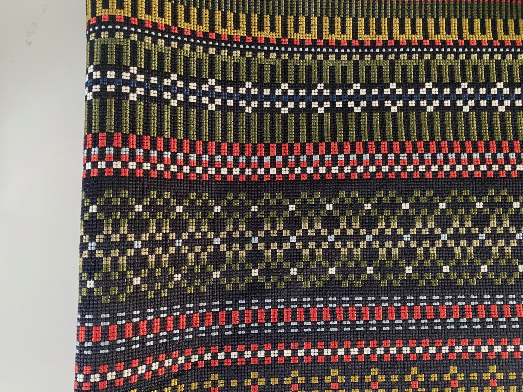 Maharam Point 005 Black and Khaki black Paul Smith