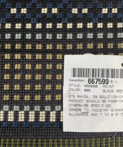 Maharam Point 005 Black and Khaki black Paul Smith