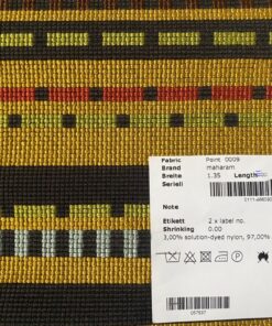 Maharam Point 009 Gold and Black yellow Paul Smith