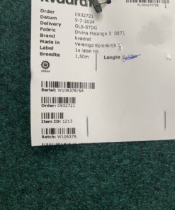 Kvadrat Divina Melange 3 871 green blue
