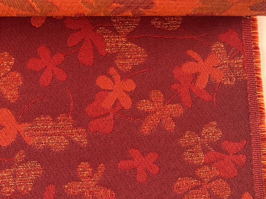 Linwood flowers, red and orange
