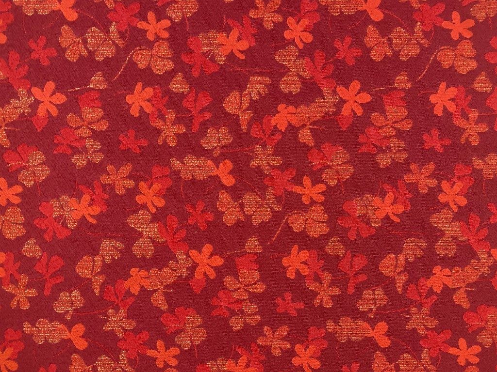 Linwood flowers, red and orange