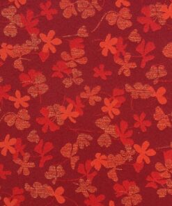 Linwood flowers, red and orange
